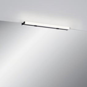 LED Spiegelleuchte Lado-S in Schwarz-matt 12W 1040lm IP44