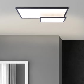 LED Panel Bility in Schwarz und Wei 2x 18W 3600lm...