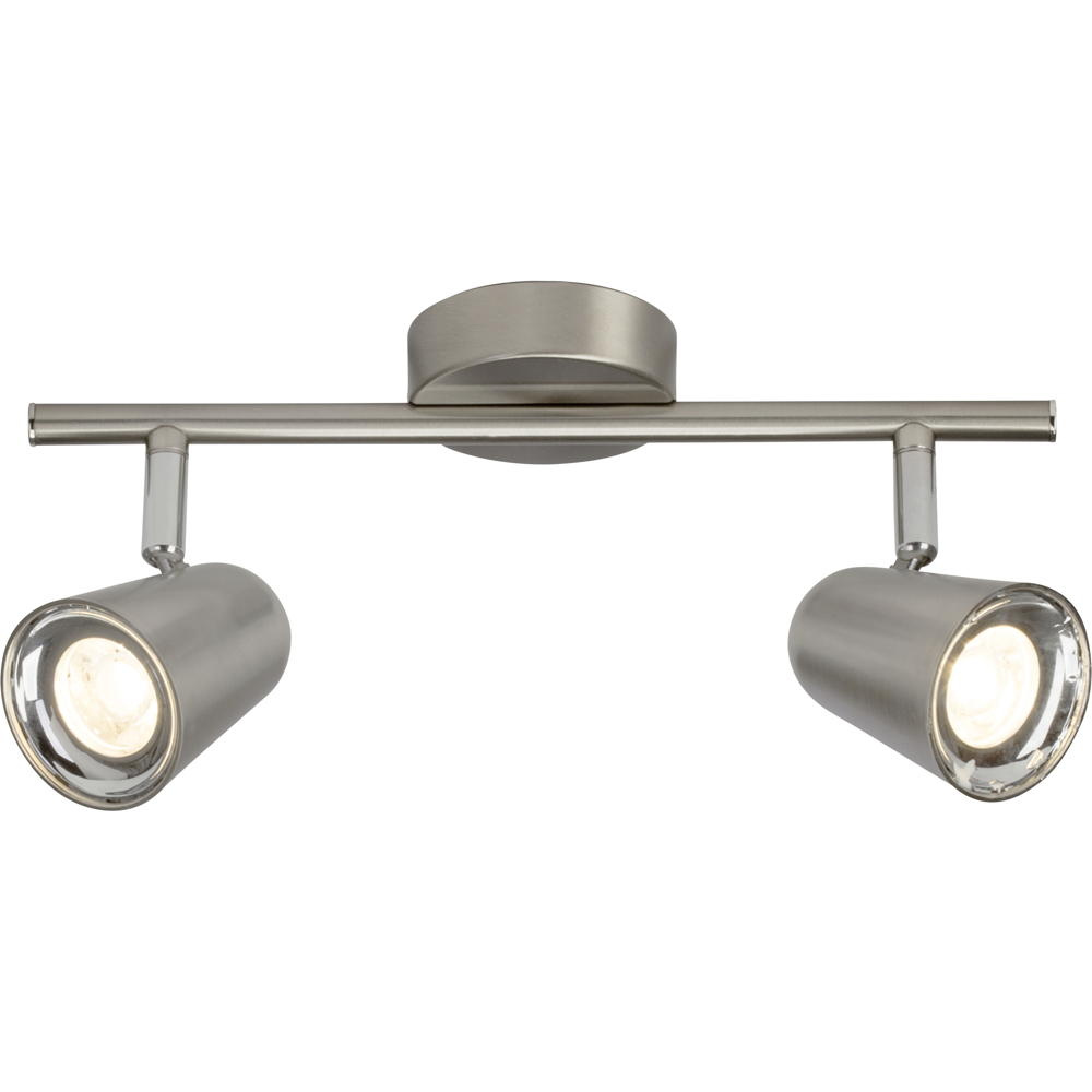 LED Deckenleuchte Nifty in Silber 2x 4W 800lm