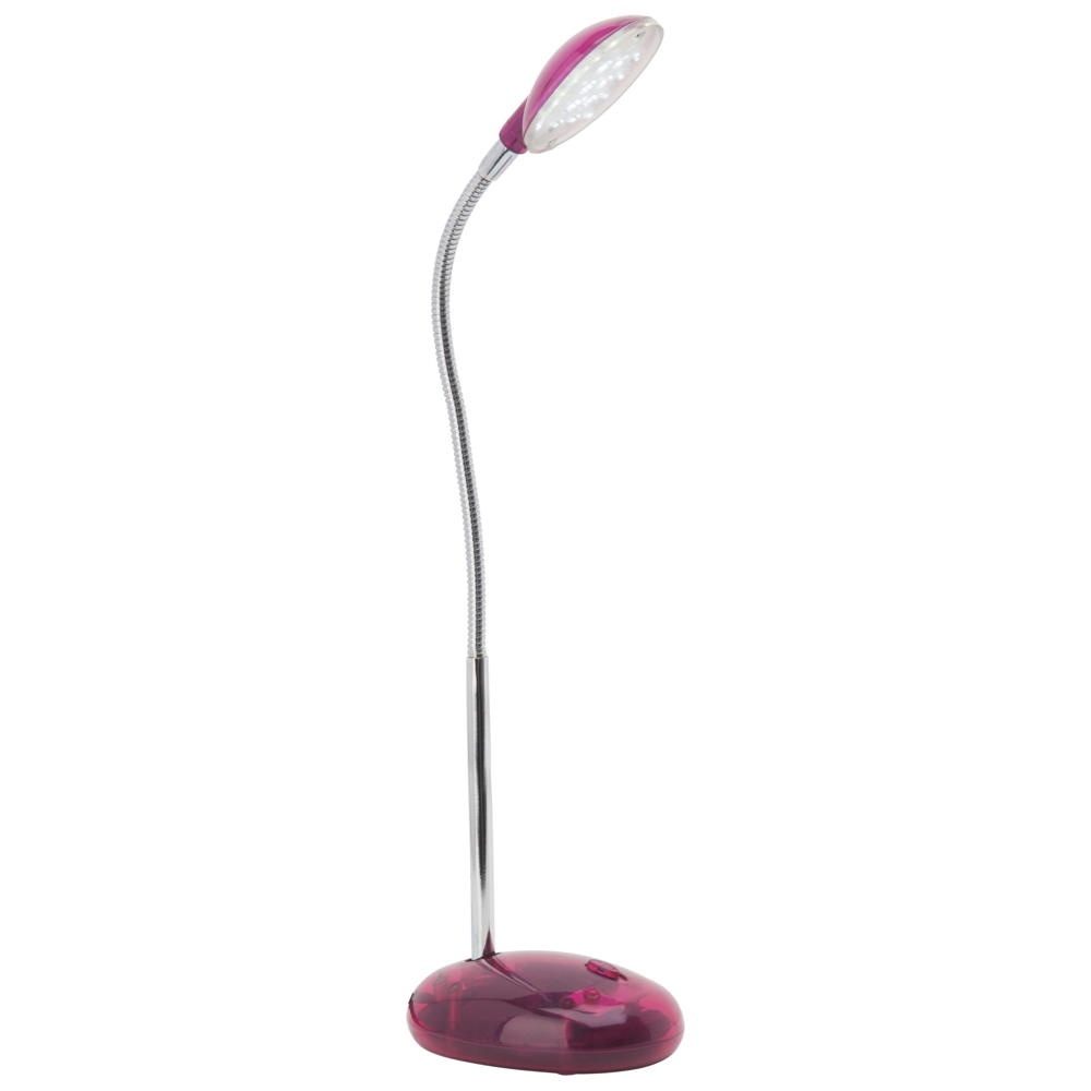 LED Tischleuchte Timmi in Transparent und Pink 1,5W 140lm