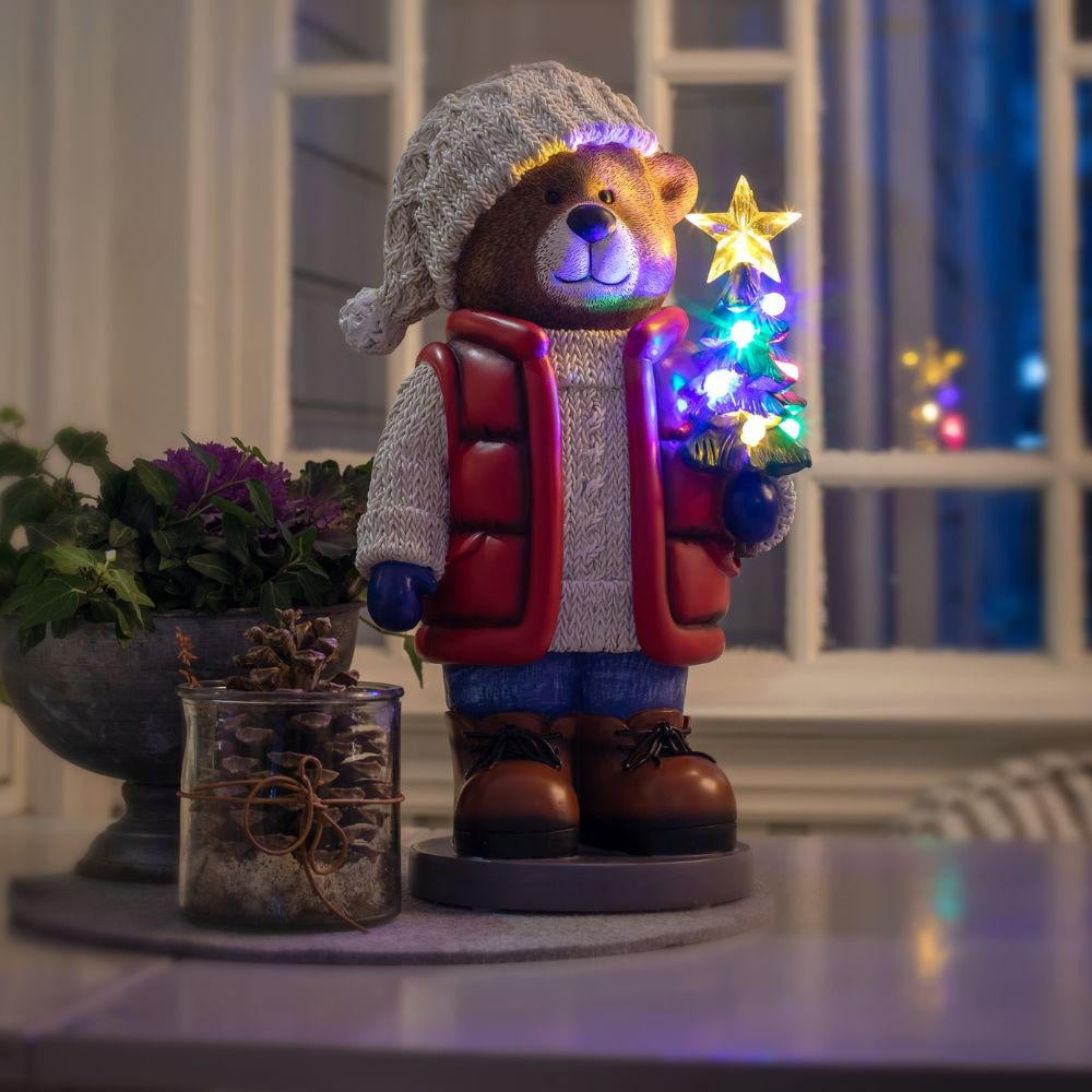 LED RGB Weihnachtsbr in Mehrfarbig 8x 0,06W 16lm