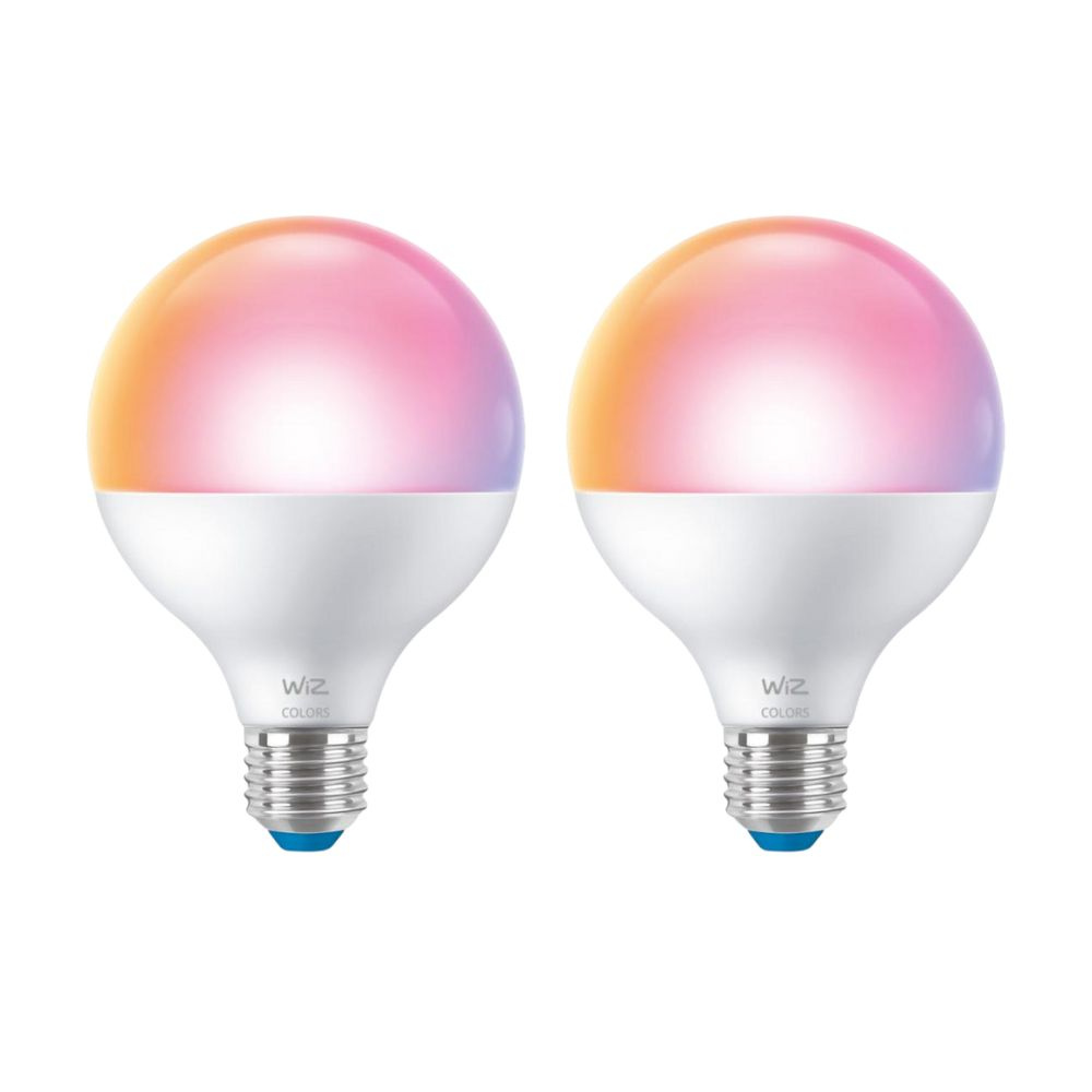 WiZ LED smart Leuchtmittel E27 - Globe G95 11W 1055lm RGBW 2er Pack