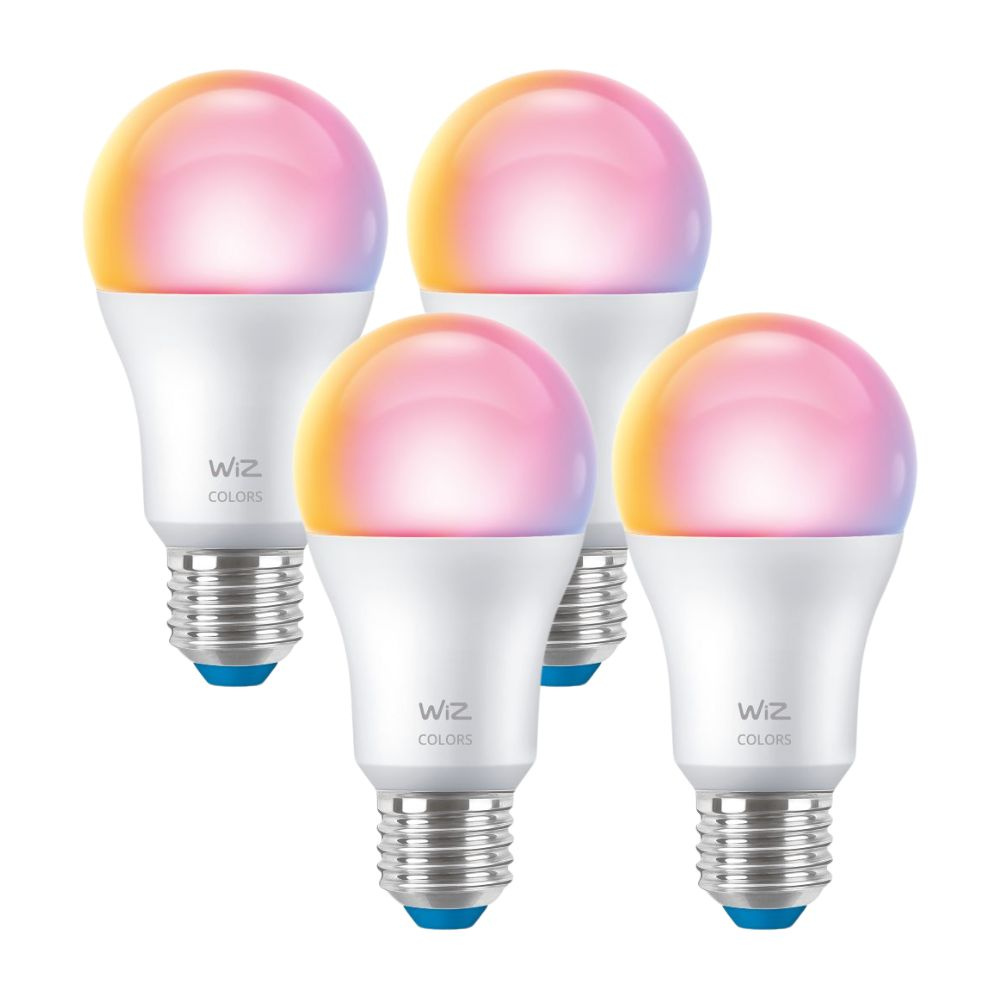 Wiz LED Smart Leuchtmittel E27 A60 RGBW 8,5W 806lm 4er Pack
