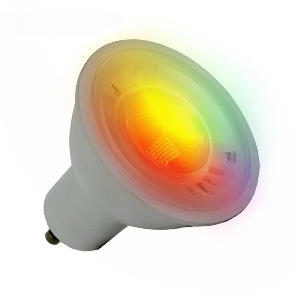 LED GU10 Zigbee Leuchtmittel 2700-6500K RGBW in Grau 5W 350lm