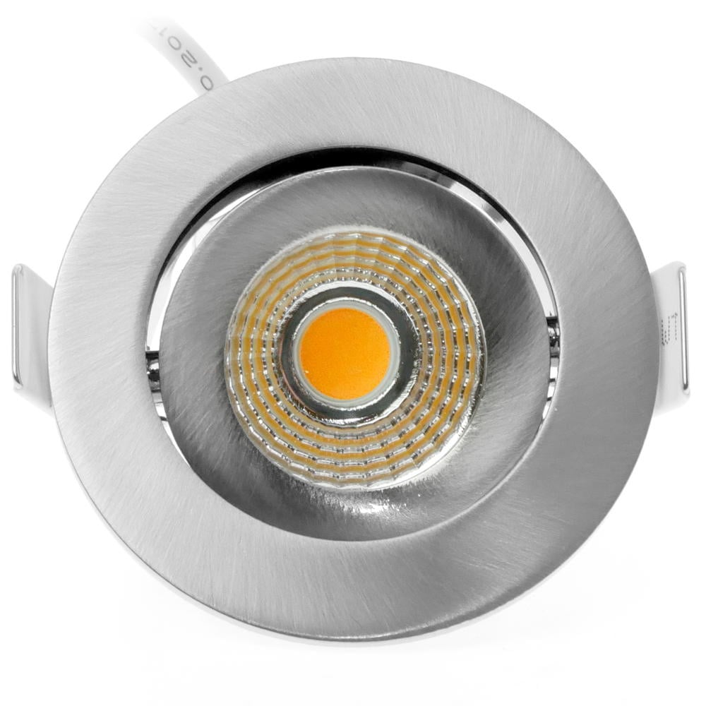 LED Einbaustraler 2700K in Silber 5W 450lm IP54